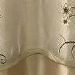 GoodGram 3 Piece Daphne Embroidered Complete Kitchen Curtain Tier And Valance Set