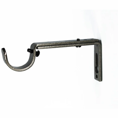 Linen Avenue Cylinder Single And Double Window Curtain Rod Set 6 Linen Avenue Cylinder Single And Double Window Curtain Rod Set - Image 4