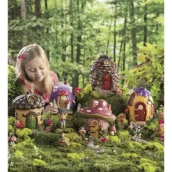 HearthSong Fairy Village Set With Five Decorative Resin Houses And 10 Nature-Themed Fairies -Fashion Home Decor Store GUEST fd1e343d 341f 4c48 872a 1c923da36890