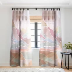 Sewzinski Pastel Mountains Single Panel Sheer Window Curtain - Society6 13 Sewzinski Pastel Mountains Single Panel Sheer Window Curtain - Society6 -Fashion Home Decor Store GUEST fe687467 11ad 414c 8e67 321990441d1d
