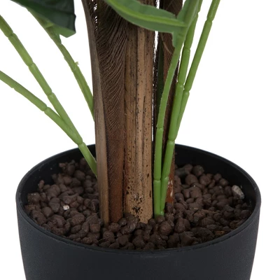 Vickerman Artificial Potted Fern Palm With Real Touch Leaves 7 Vickerman Artificial Potted Fern Palm With Real Touch Leaves - Image 5