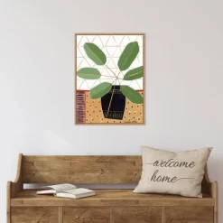 18" X 24" Tablecloth 4 By Marisa Anon Framed Canvas Wall Art Gold - Amanti Art -Fashion Home Decor Store GUEST fea3352e c57f 45a3 8f57 be754ebb207d