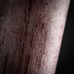 9" Sullivans Merlot Timber Pillar Candle, Red